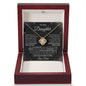 To My Daughter From Dad - Straighten Your Crown - Love Knot Necklace