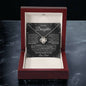 To My Daughter From Dad - Straighten Your Crown - Love Knot Necklace