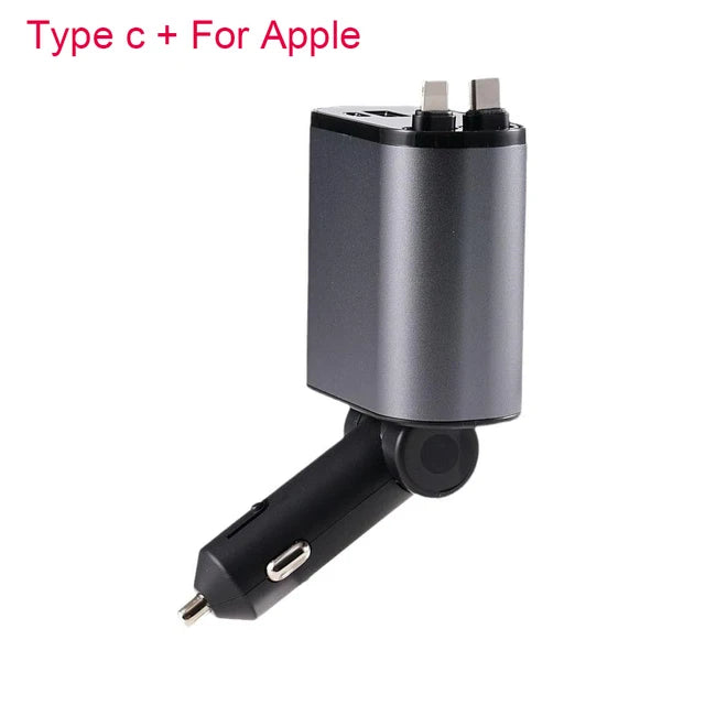ChargeMaster™ - Fast Charge Retractable Car Charger