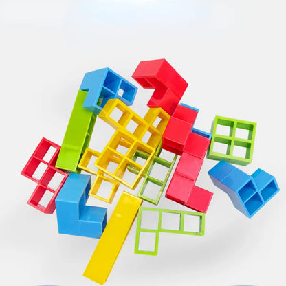 TetraTower™ Stacking Balance Game - Family Fun