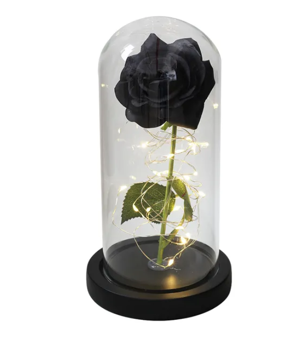 Eternal Enchantment - Illuminated Galaxy Rose