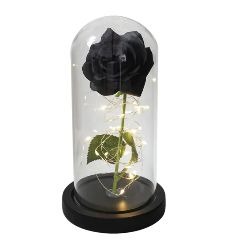Eternal Enchantment - Illuminated Galaxy Rose