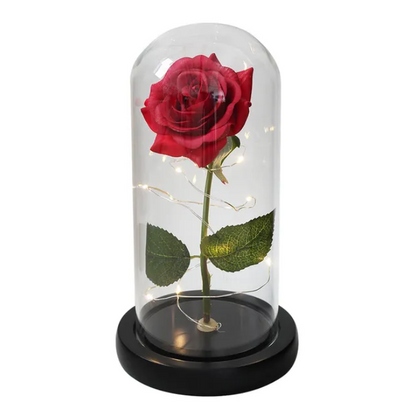 Eternal Enchantment - Illuminated Galaxy Rose