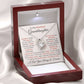 To My Precious Granddaughter - Forever Love Heart Necklace