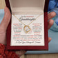 To My Precious Granddaughter - Forever Love Heart Necklace