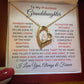 To My Precious Granddaughter - Forever Love Heart Necklace