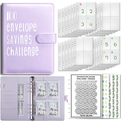 MoneyMaster™ 100 Envelope Challenge Binder - Save $5050!