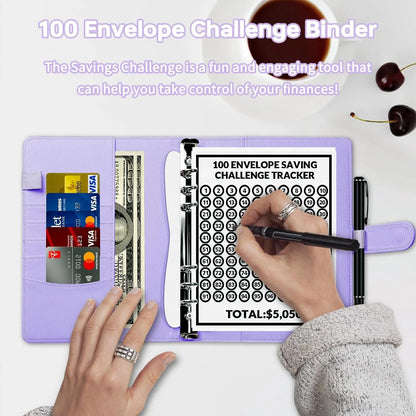 MoneyMaster™ 100 Envelope Challenge Binder - Save $5050!