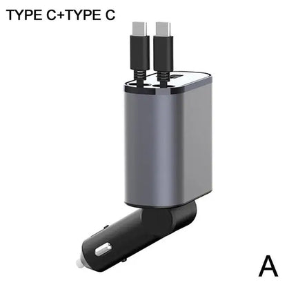 ChargeMaster™ -  Fast Charge Retractable Car Charger