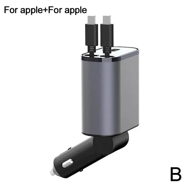 ChargeMaster™ -  Fast Charge Retractable Car Charger
