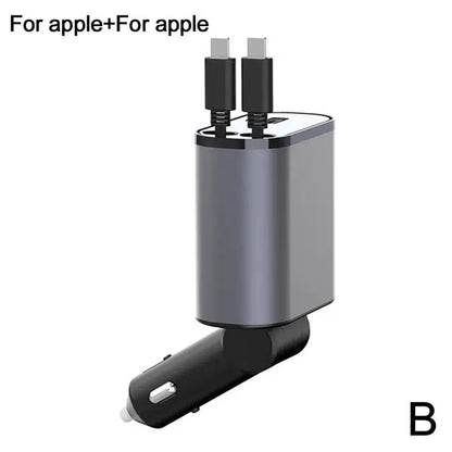 ChargeMaster™ -  Fast Charge Retractable Car Charger