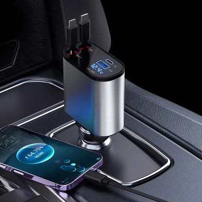 ChargeMaster™ -  Fast Charge Retractable Car Charger