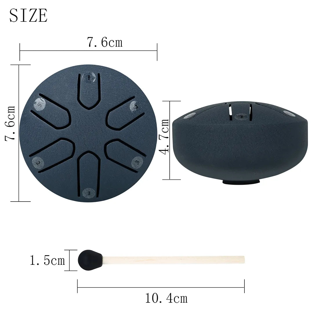Serenity Mini Steel Tongue Drum