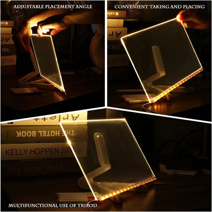 MagicGlow™ Illuminated Drawing Note Board