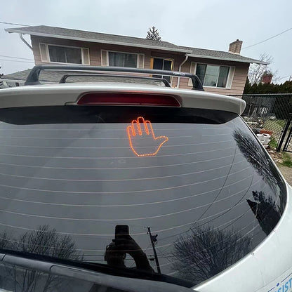 Middle Finger Gesture - Auto Light Accessory - Gag Gift