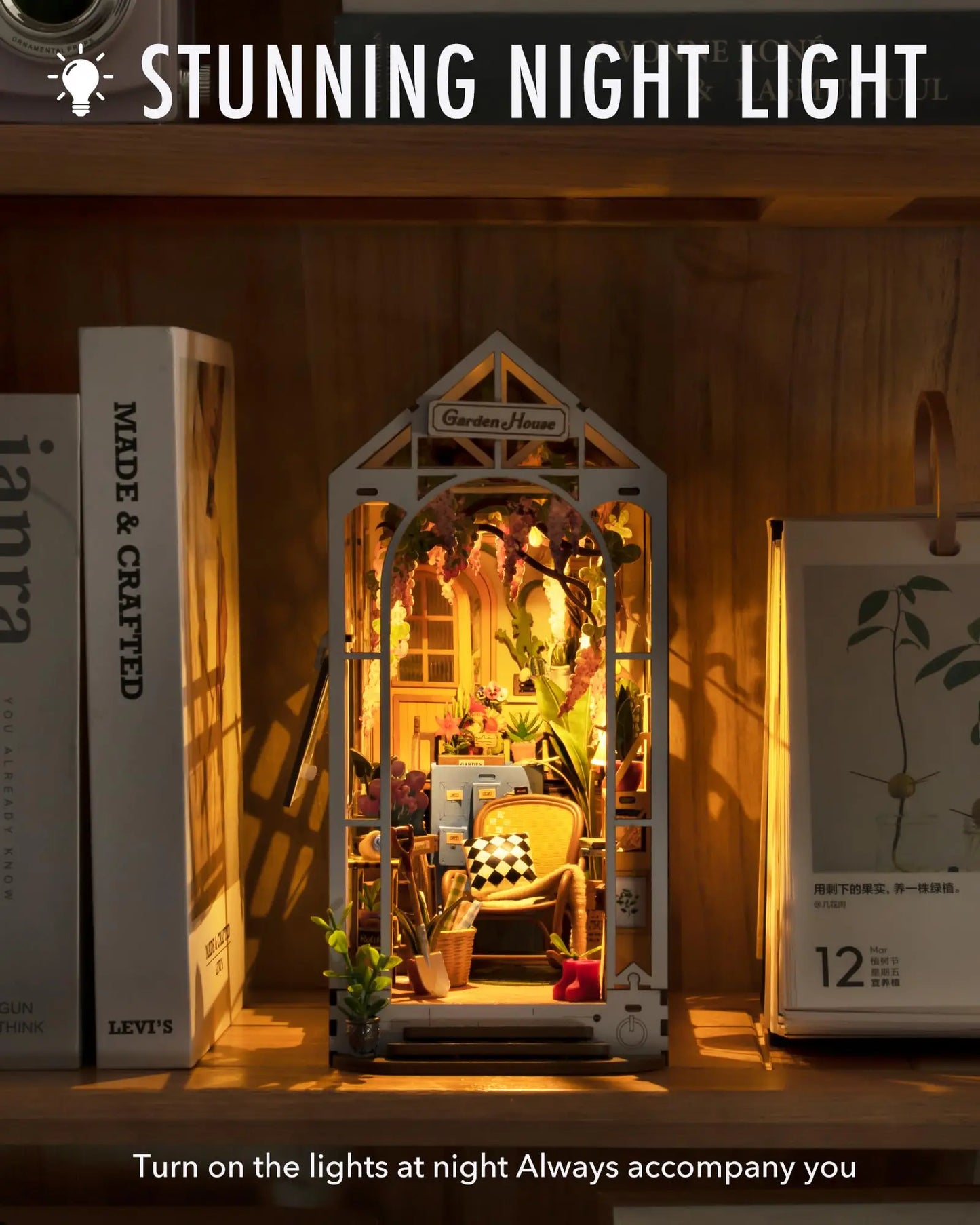 Enchanted Garden Book Nook DIY Kit