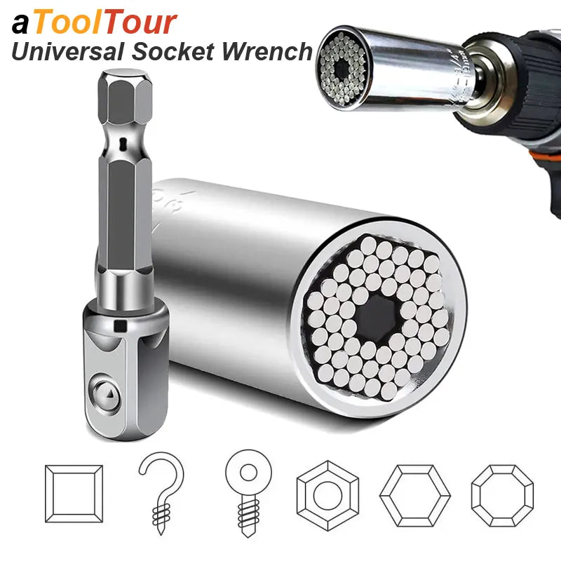 Magic Grip Universal Socket Wrench